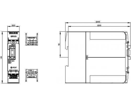 3SK2112-2AA10 SIRIUS 3SK2 basic units
