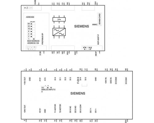 6SL3210-1KE12-3AP1 Частотный преобразователь