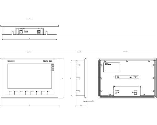 6AV2123-2JB03-0AX0 Панель оператора (HMI)