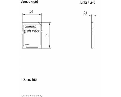 6ES7954-8LL03-0AA0 Simatic memory card