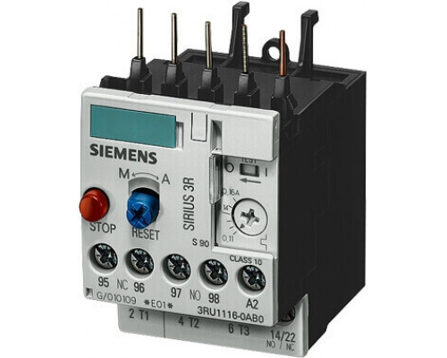 Siemens 3RU1116-0AB0 Тепловые реле перегрузки