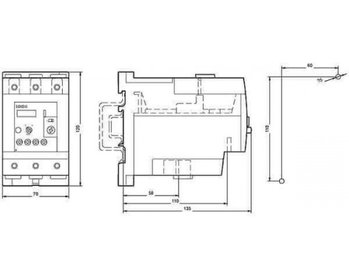 Siemens 3RU1146-4MB1 Тепловые реле перегрузки