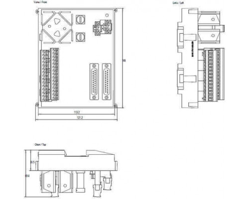 6ES7650-1AL11-6XX0 Терминальный модуль SIMATIC PCS 7 MTA