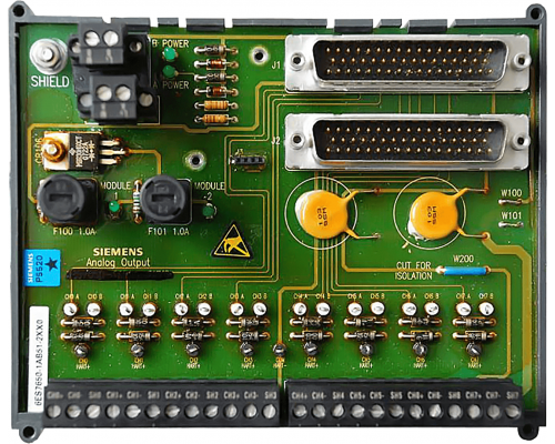 6ES7650-1AK11-7XX0 Терминальный модуль SIMATIC PCS 7 MTA