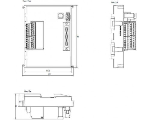 6ES7650-1AF51-2XX0 Терминальный модуль SIMATIC PCS 7 MTA