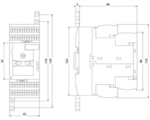3RS1042-2GW70 Цифровые регулируемые реле DIN 3440