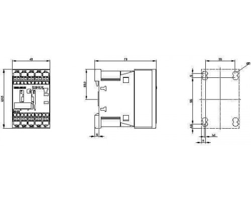 Вспомогательный контактор Siemens 3RH2131-2BB40