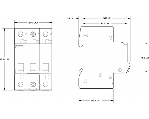 Siemens 5TL1363-1 выключатели нагрузки