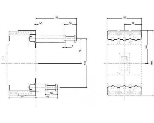 3VL9200-4RA00 Заднее присоединение