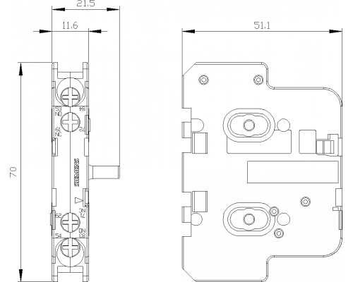 3TY7561-1KA00 Запасные части для 3TF6